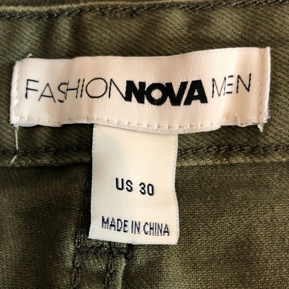 Fashion Nova jeans size 30 Olive Green Straight leg Jeans - Picture 5 of 6